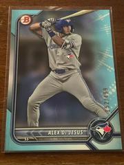Alex De Jesus [Sky Blue] #BD-147 Baseball Cards 2022 Bowman Draft Prices