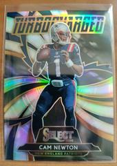 Cam Newton [Prizm] #T11 Football Cards 2020 Panini Select Turbocharged Prices