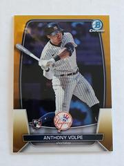Anthony Volpe [Gold] Baseball Cards 2023 Bowman Chrome Prices