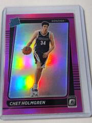 Chet Holmgren [Pink] #1 Basketball Cards 2022 Panini Chronicles Draft Picks Donruss Optic Rated Rookie Prices