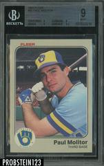 Paul Molitor #40 Baseball Cards 1983 Fleer Prices