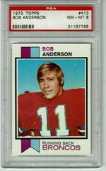 Bob Anderson #413 Football Cards 1973 Topps Prices