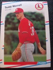 Todd Worrell #50 Baseball Cards 1988 Fleer Prices