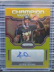 Kyrie Irving [Gold] #CHS-KYI Basketball Cards 2022 Panini Prizm Champion Signatures Prices