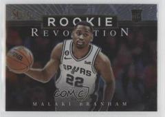 Malaki Branham #6 Basketball Cards 2022 Panini Select Rookie Revolution Prices