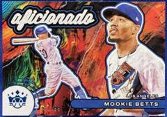 Mookie Betts [Blue] Baseball Cards 2022 Panini Diamond Kings Aficionado Prices