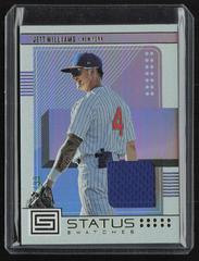 Jett Williams [Gold] #SS-JW Baseball Cards 2023 Panini Chronicles Status Swatches Prices