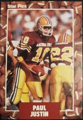 Paul Justin Football Cards 1991 Star Pics Prices