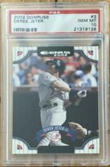 Derek Jeter #3 Baseball Cards 2002 Donruss Prices