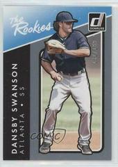 Dansby Swanson [Gray Border] Baseball Cards 2017 Panini Donruss the Rookies Prices