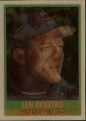 Len Dykstra #123 Baseball Cards 1989 Sportflics Prices