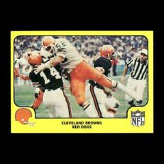 Cleveland Browns [Red Dogs] Football Cards 1978 Fleer Team Action Prices