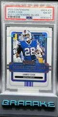 James Cook [Silver] #ROY-JCO Football Cards 2022 Panini Contenders Rookie of the Year Prices