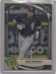 Jake Burger [Green] #100 Baseball Cards 2022 Topps Tribute Prices