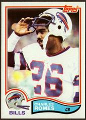 Charles Romes Football Cards 1982 Topps Prices