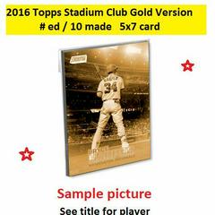 Adam Eaton [5x7 Gold] #96 Baseball Cards 2016 Stadium Club Prices