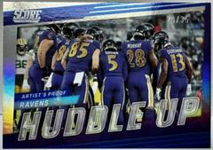 Baltimore Ravens [Artist's Proof] #HU-BAL Football Cards 2022 Panini Score Huddle Up Prices