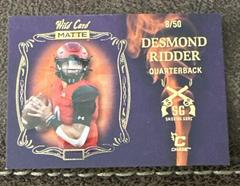 Desmond Ridder [Purple Orange] #SG-3 Football Cards 2022 Wild Card Matte Smoking Guns Prices