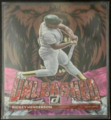 Rickey Henderson [Pink Fireworks] #UL-17 Baseball Cards 2022 Panini Donruss Unleashed Prices