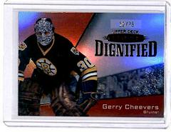 Gerry Cheevers [Red] Hockey Cards 2022 Upper Deck Stature Dignified Prices