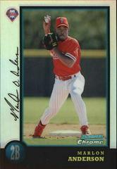Marlon Anderson [Refractor] #436 Baseball Cards 1998 Bowman Chrome Prices