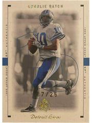 Charlie Batch [Excitement Gold] #29 Football Cards 1999 SP Authentic Prices
