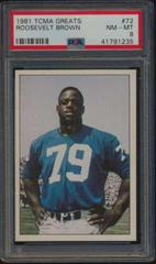 Roosevelt Brown Football Cards 1981 TCMA Greats Prices