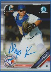 Alejandro Kirk Baseball Cards 2019 Bowman Chrome Prospects Autographs Prices