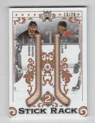 Raymond Bourque, Chris Chelios [Platinum] Hockey Cards 2021 Leaf Lumber Stick Rack 2 Prices