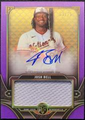 Josh Bell [Amethyst] Baseball Cards 2022 Topps Triple Threads Single Jumbo Relics Autographs Prices