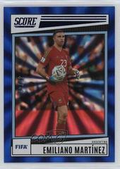 Emiliano Martinez [Blue Laser] #12 Soccer Cards 2022 Panini Score FIFA Prices