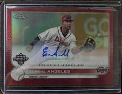 Euribiel Angeles [Autograph Red Refractor] #PDC-50 Baseball Cards 2022 Topps Pro Debut Chrome Prices