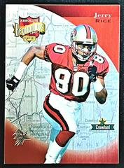 Jerry Rice [Silver Redemption] Football Cards 1997 Playoff Absolute Prices