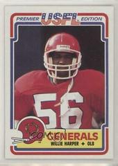 Willie Harper #70 Football Cards 1984 Topps USFL Prices