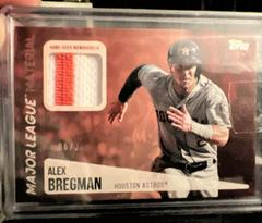 Alex Bregman [Red] #AB Baseball Cards 2019 Topps Major League Material Prices