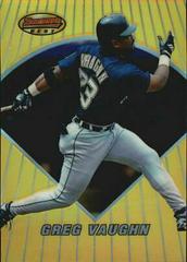 Greg Vaughn [Refractor] Baseball Cards 1996 Bowman's Best Prices