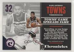 Karl Anthony Towns [Pink] Basketball Cards 2017 Panini Chronicles Prices