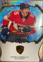 Anton Lundell [Blue] #R-38 Hockey Cards 2021 Upper Deck Ice Exquisite Collection Rookies Prices