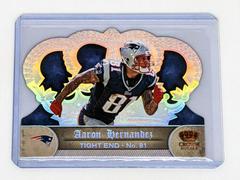 Aaron Hernandez [Silver] #55 Football Cards 2012 Panini Crown Royale Prices