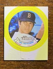 Carl Yastrzemski #HN15 Baseball Cards 2022 Topps Heritage 1973 Candy Lids Prices