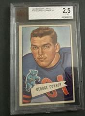 George Connor #19 Football Cards 1952 Bowman Large Prices