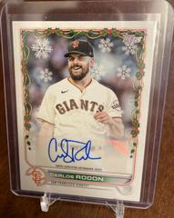Carlos Rodon Baseball Cards 2022 Topps Holiday Autographs Prices