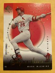 Mark McGwire [SP Limited] Baseball Cards 2000 SP Authentic Prices