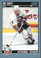 Uwe Krupp #77 Hockey Cards 1992 Score Canadian Prices