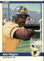 Alan Wiggins #317 Baseball Cards 1984 Fleer Prices