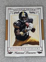 Antonio Brown [Jersey Number Red] #7 Football Cards 2015 Panini National Treasures Prices