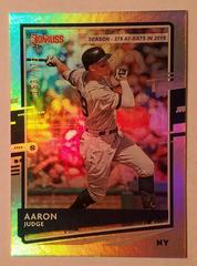 Aaron Judge [SP Season Stat Line] #111 Baseball Cards 2020 Panini Donruss Prices