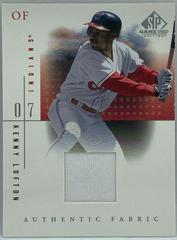 Kenny Lofton Baseball Cards 2001 SP Game Used Authentic Fabric Prices