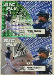 Yordan Alvarez [Green Mosaic] #BF10 Baseball Cards 2021 Panini Mosaic Big Fly Prices