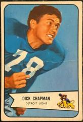 Dick Chapman #65 Football Cards 1954 Bowman Prices